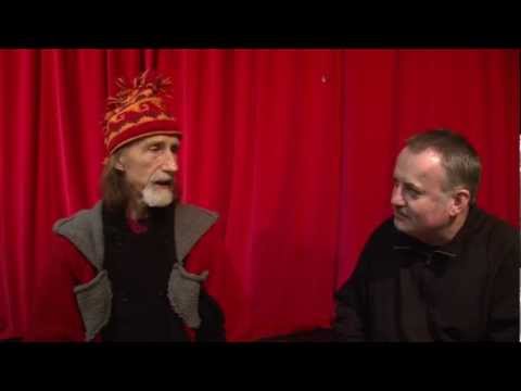 Arthur Brown interview at the Acorn Theatre in Penzance 2012