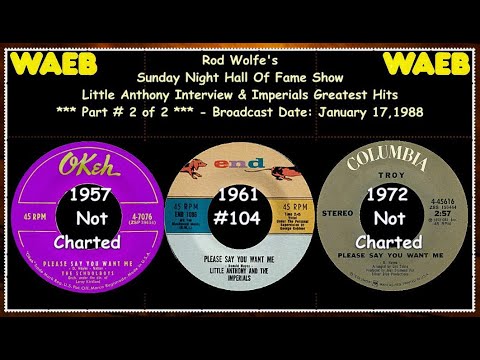 Thumbnail for Little Anthony Interview & Imperials Hits Pt 2 of 2 - Air Check WAEB 1988 by Little Anthony and the Imperials