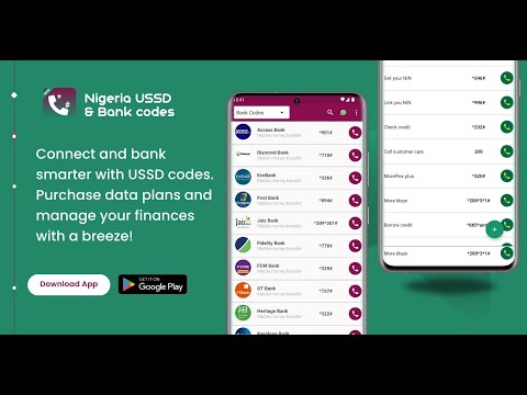 Nigeria USSD & Bank Codes 2024 Video