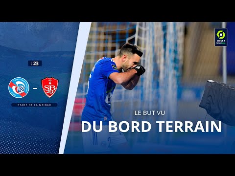 Racing-Stade Brestois 29 (2-2) : le but de Thomasson vu du bord terrain