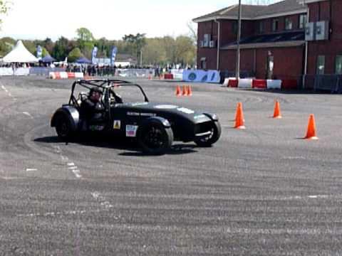 Westfield Electric Race Car Prototype Drifting