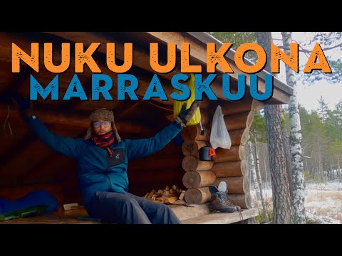 Laavulla yötä marraskuussa!