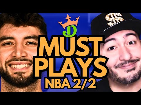 NBA DFS Monday 2/2 (DraftKings NBA MUST PLAYS) | NBA DFS Picks