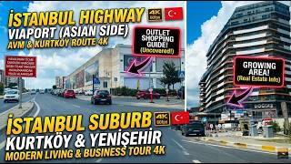 Istanbul POV Drive: Kurtköy Pendik, Yenişehir & Viaport Shopping Mall 