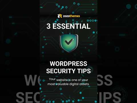 🔒 Protect your WordPress website with these 3 Essential WordPress Security Tips!