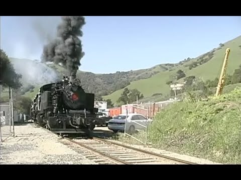 Triple Headed Steam Train in Niles Canyon Steamfest 2007 Day 1