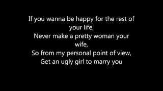 Headwound -  If You Wanna Be Happy (Jimmy Soul Punk Cover w/Lyrics)