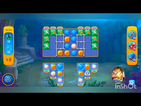 фишдом 2022  #  10753 уровень - прохождение без бустеров # Fishdom,   10753  level - no Boosters.