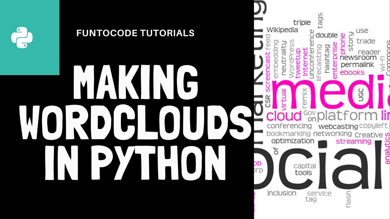 WORDCLOUD using python wordcloud library I saving wordcloud to desktop I Python Pandas I