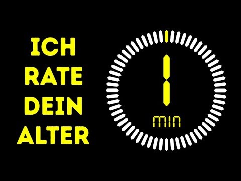 Ich rate dein Alter in einer Minute (2019)