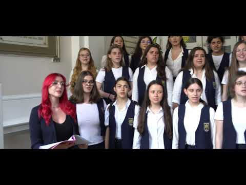 Corala de fete ,,Ciprian Porumbescu” - Floare Albastră și Sârba-n Căruță