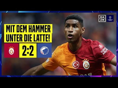Raketenschuss leitet wilde Schlussphase ein: Galatasaray - Kopenhagen | UEFA Champions League | DAZN
