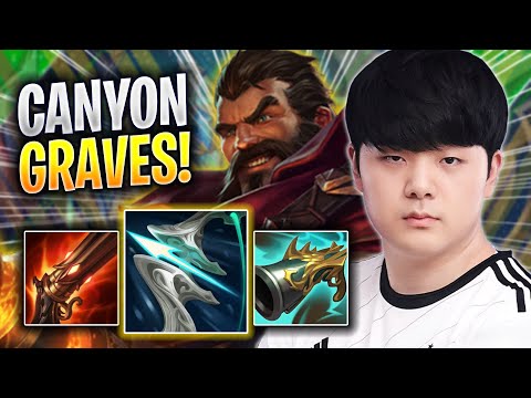 CANYON TRIES GRAVES WITH NEW ITEMS! - DK Canyon Plays Graves JUNGLE vs Kindred! | Season 2023