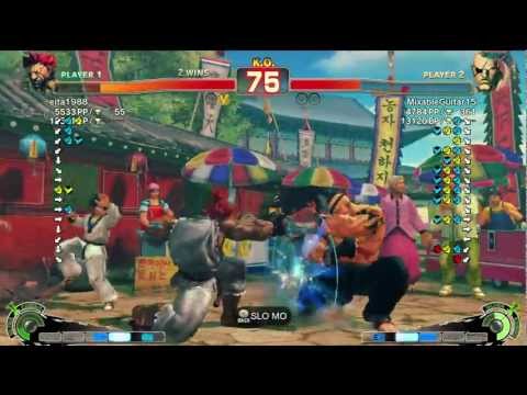 Eita (Akuma) vs Nyanshi (Sagat) - AE 2012 Endless Matches *720p HD*