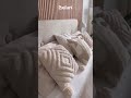Cama de casal em tecido creme claro 160 x 200 cm RENNES
