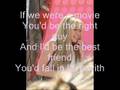 Hannah Montana-If we were a movie w/lyrics ...