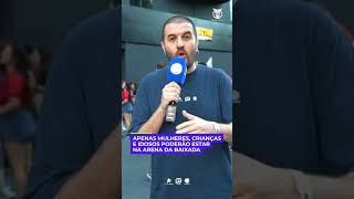 O jogo entre Athletico-PR e Corinthians terá um público diferente na arquibancada! 😱⚽ #Shorts