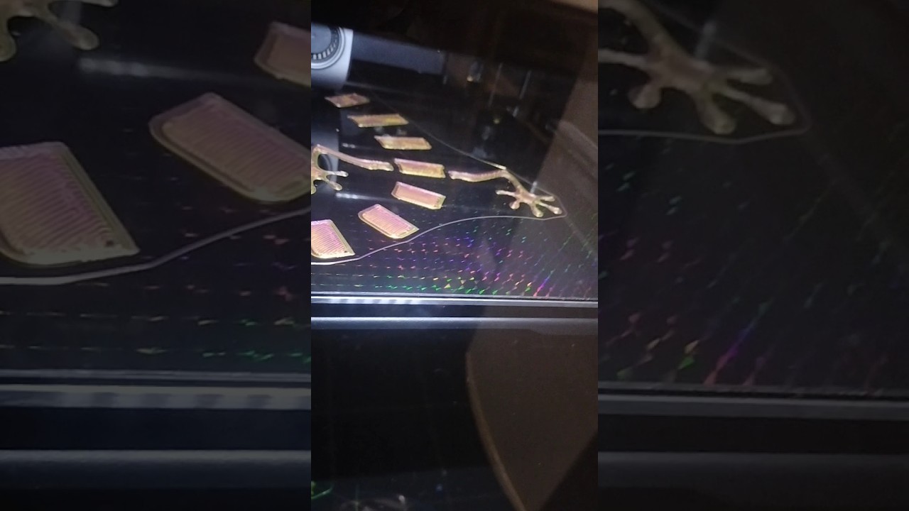 Refraction pattern build plate really works #3dprinting #k1max #physics