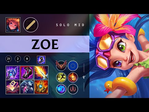 Zoe Mid vs LeBlanc - EUW Grandmaster Patch 26.01