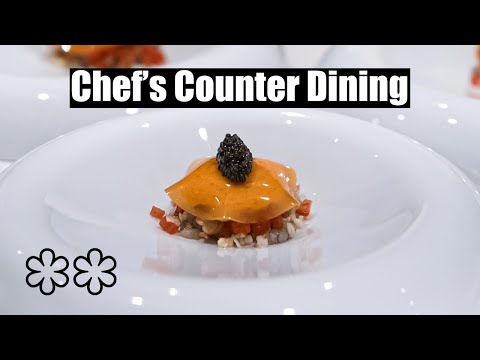 Watch the Action at the Chef's Counter of Restaurant Bon Bon in Brussels