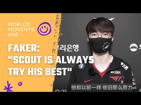 Faker: "Scout of the past and the present is always try his best"