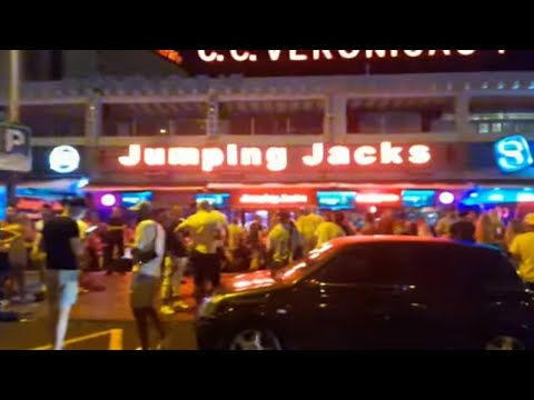 Las Americas Nightlife Tenerife - Veronicas Strip Ambulance was called