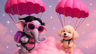 Download lagu Miss Blissiphant’s Skydiving Adventure… and Now Her Baby Brother Joins! 🐘👶✨. mp3