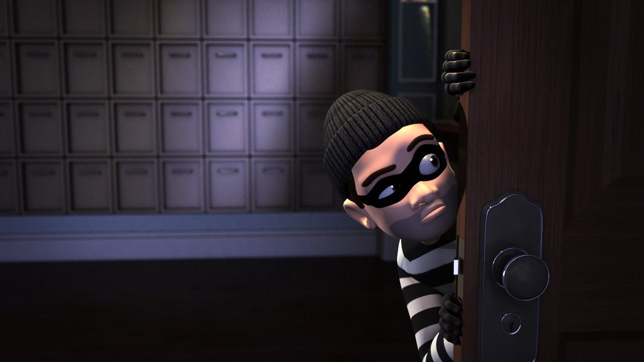 Animating a Cartoon Burglar Scene in Maya Tutorial