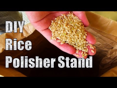 DIY精米機【精米機】日本英字幕 (DIY Rice milling machine【精米機】日英字幕)