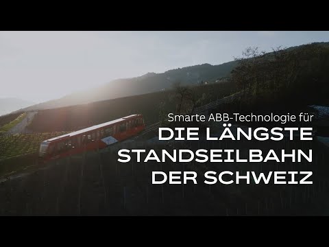 Smarte ABB-Technologie für die längste Standseilbahn der Schweiz