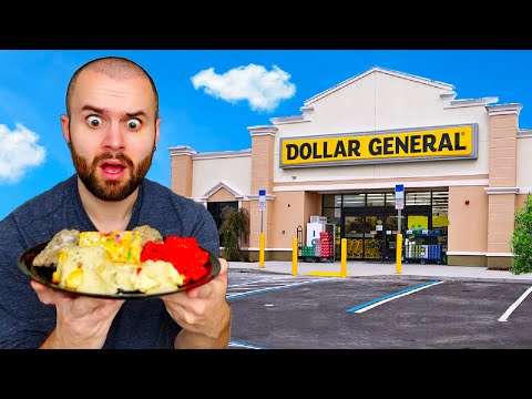 I Only Ate DOLLAR GENERAL Food for 24 HOURS CHALLENGE!