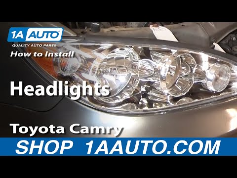 2005 Toyota camry headlight bulb replacement