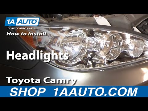 How to Replace Headlight 05-06 Toyota Camry