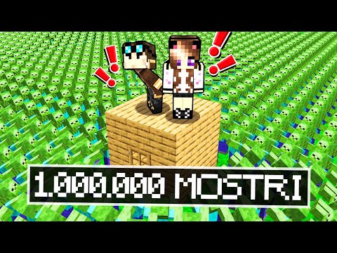 1.000.000 DI MOSTRI CONTRO LA NOSTRA CASA SU *MINECRAFT INVASIONE*