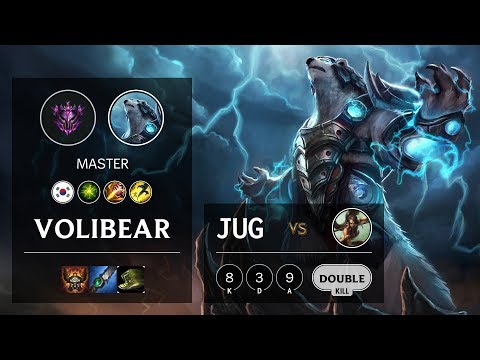 Volibear Jungle vs Nidalee - KR Master Patch 10.7