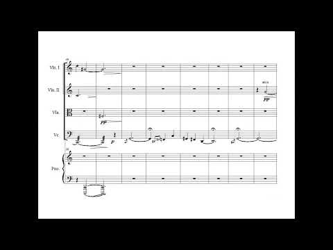 Dylan Thomas David - Journey to Elysian Fields for Piano Quintet, Op. 42 (2022) [Score-Video]