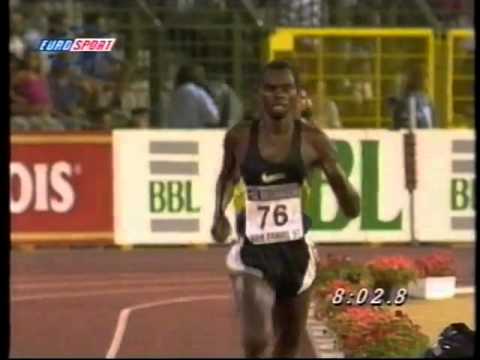 Daniel Komen-5000m 12:39.75 Brussel 1997 (Old WR)