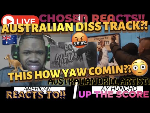 Ay Huncho - Up The Score (Official Music Video) (AMERICAN REACTS)  #reaction #funny #trending