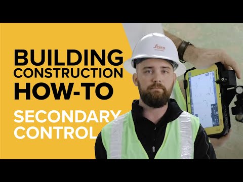 How To Setup Secondary Control Points With Your Robotic Total Station Leica iCON iCR70