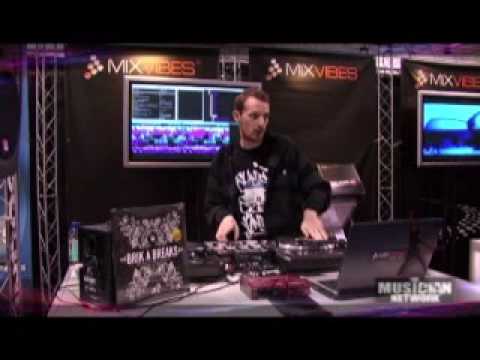 TMNtv - NAMM 2008 - MIXVIBES - DJ TROUBL performance