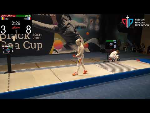 Black Sea Cup 2018 SM FINAL Dragomir (ROU) - Bibi (FRA)