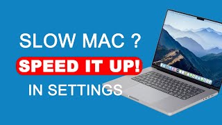 How to SPEED UP your slow MAC in Settings and FIX your Mac (2024 Update)