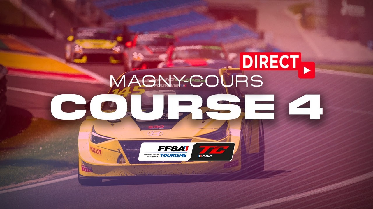 DIRECT – Course 4 – Magny-Cours – Championnat de France FFSA Tourisme