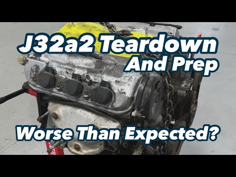 Prepping The J32a2 For the CG2 6-6 Swap! J32 Teardown and Cleaning!