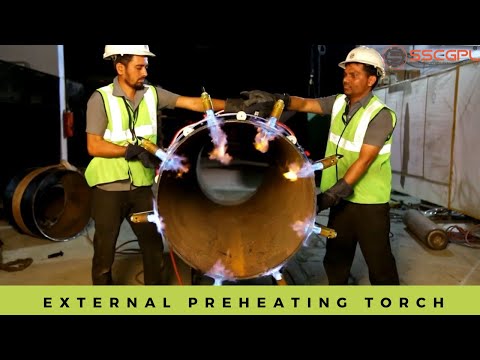 Pipe Pre-Heating Torch | External Pre-Heating Torch | OD Mounted Torch| Pipeline heating and coating