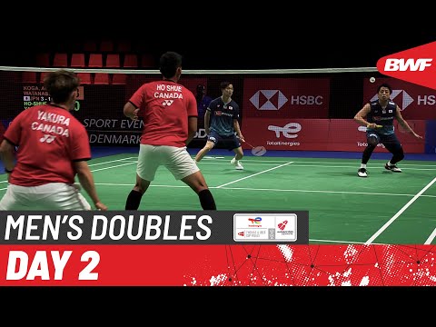 BWF Thomas Cup | Koga/Watanabe (JPN) vs Ho-Shue/Yakura (CAN) | Group D