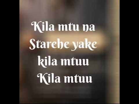 Starehe Yako - Nay wa Mitengo ft Jux (official lyrics video)     #makorokocho #jux #naywamitego