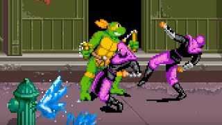Casual Longplay: Teenage Mutant Ninja Turtles - Turtles in Time (Arcade original UAA) w/Mike