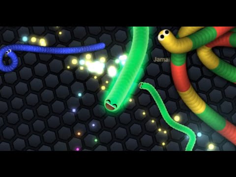 Slither.io: New Green Skin "Happy Face" Gameplay - YouTube