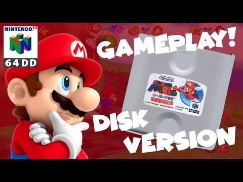 SUPER MARIO 64 DISK VERSION - NINTENDO 64 DD - GAMEPLAY